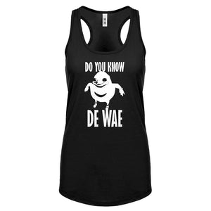 Racerback Do You Know De Wae Womens Tank Top