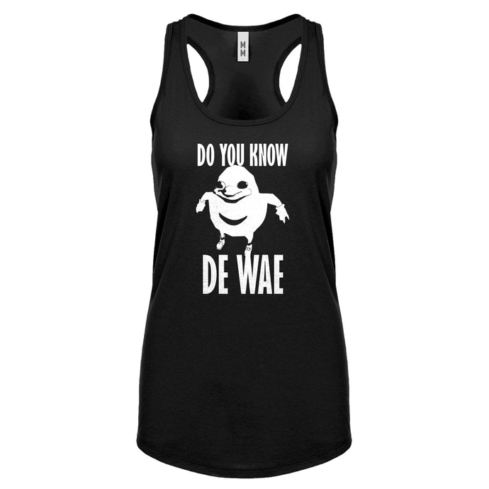 Racerback Do You Know De Wae Womens Tank Top