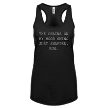 Racerback My Mood Swing Womens Tank Top
