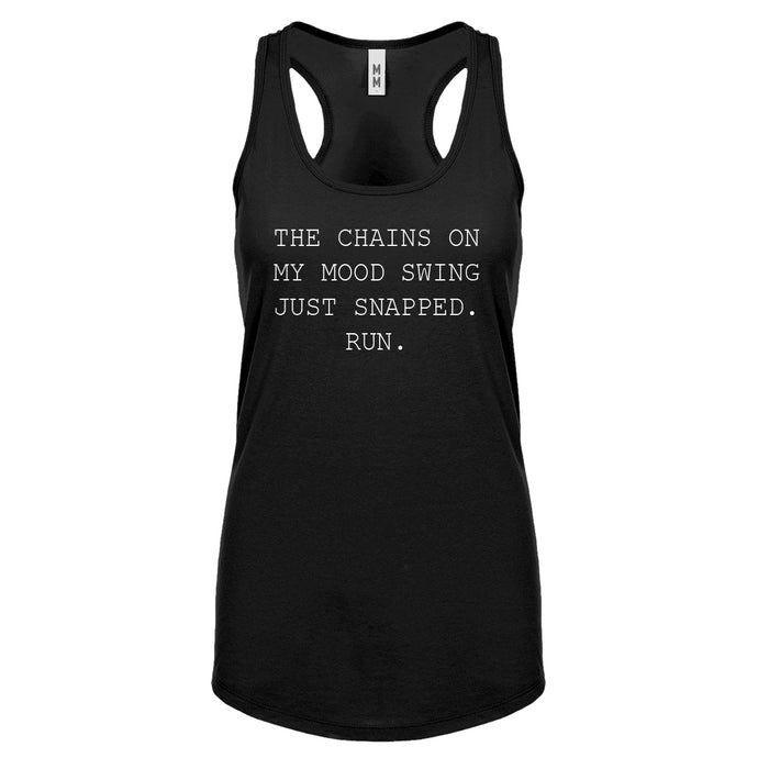 Racerback My Mood Swing Womens Tank Top