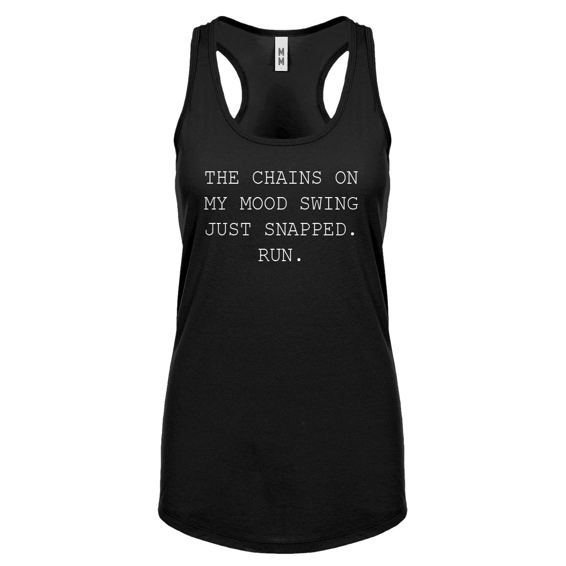 Racerback My Mood Swing Womens Tank Top