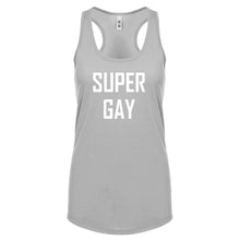 Super Gay Womens Racerback Tank Top