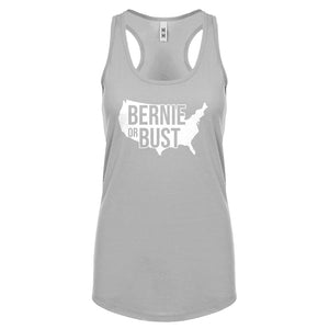 Bernie or Bust Womens Racerback Tank Top