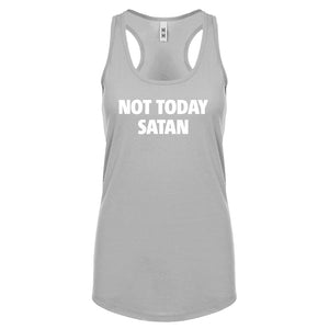 Not Today Satan Womens Racerback Tank Top