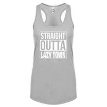 Straight Outta Lazy Town Womens Racerback Tank Top