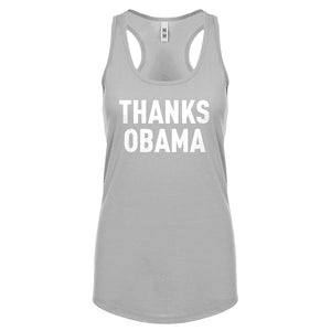 Thanks Obama Womens Racerback Tank Top