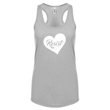 Racerback Resist Heart Womens Tank Top