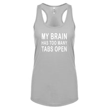 Racerback Too Many Tabs Open Womens Tank Top