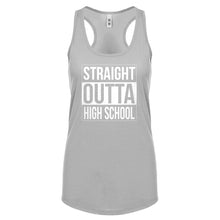 Racerback Straight Outta High School Womens Tank Top
