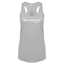 We are Number One Womens Racerback Tank Top