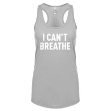 I Can't Breathe Womens Racerback Tank Top