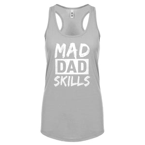Mad Dad Skills Womens Racerback Tank Top
