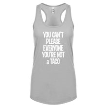 Racerback Youre not a Taco Womens Tank Top