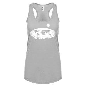 Racerback Flat Earth Womens Tank Top