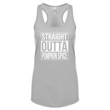 Straight Outta Pumpkin Spice Womens Racerback Tank Top