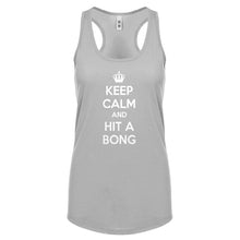 Racerback Keep Calm and Hit a Bong Womens Tank Top
