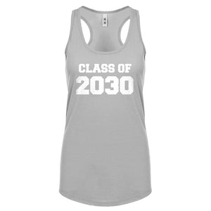 Class of 2030 Womens Racerback Tank Top