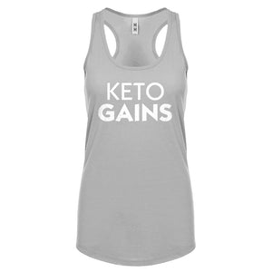 Racerback Keto Gains Womens Tank Top