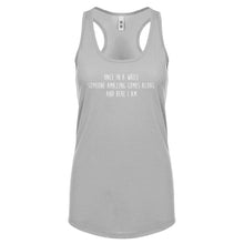 Once in a While Womens Racerback Tank Top