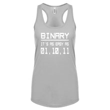 Racerback Binary Womens Tank Top