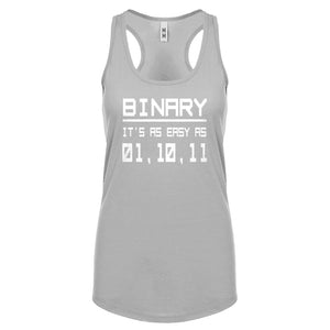 Racerback Binary Womens Tank Top