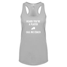 Racerback Call me Coach Womens Tank Top