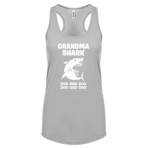 Grandma Shark Womens Racerback Tank Top