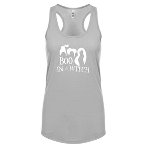 Boo! I'm a Witch! Womens Racerback Tank Top