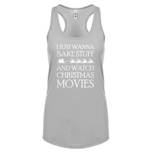 Bake Stuff, Christmas Movies Womens Racerback Tank Top