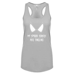 My Spider Senses are Tingling Womens Racerback Tank Top