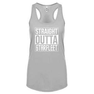 Straight Outta Starfleet Womens Racerback Tank Top