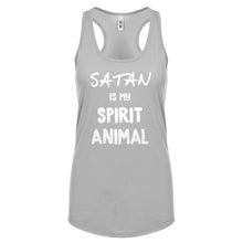 Satan is my Spirit Animal Womens Racerback Tank Top
