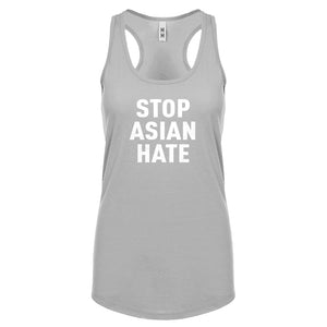STOP ASIAN HATE Womens Racerback Tank Top