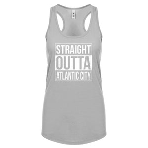 Straight Outta Atlantic City Womens Racerback Tank Top