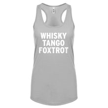 WHISKY TANGO FOXTROT Womens Racerback Tank Top
