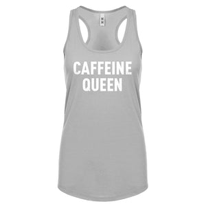 Racerback Caffeine Queen Womens Tank Top