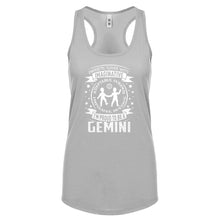 Racerback Gemini Astrology Zodiac Sign Womens Tank Top