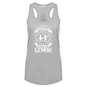 Racerback Gemini Astrology Zodiac Sign Womens Tank Top