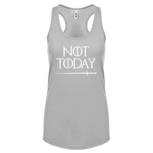 Not Today Womens Racerback Tank Top
