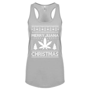 Racerback MerryJuana Christmas Womens Tank Top
