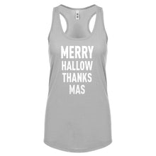 Racerback Merry Hallow Thanks Mas Womens Tank Top