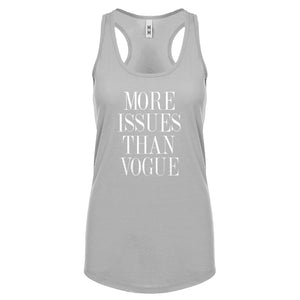 Racerback More Issues than Vogue Womens Tank Top