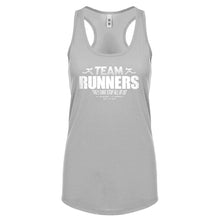 TEAM RUNNERS Womens Racerback Tank Top