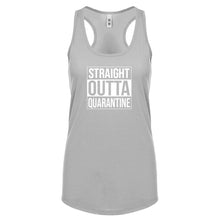 Straight Outta Quarantine Womens Racerback Tank Top