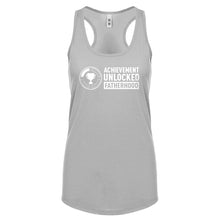 Achievement Unlocked Fatherhood Womens Racerback Tank Top