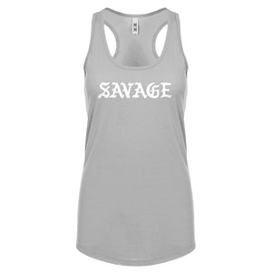 Racerback Savage Womens Tank Top