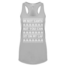 Racerback Im Not Santa Womens Tank Top
