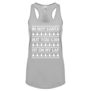 Racerback Im Not Santa Womens Tank Top