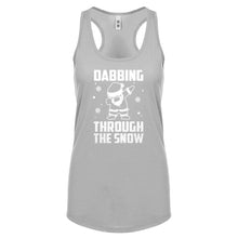 Dabbing through the Snow Womens Racerback Tank Top