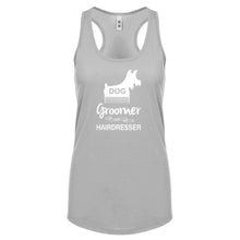 Racerback Dog Groomer Womens Tank Top